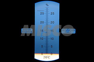 ECO7212,Economy Refractometer,Salinity,Percent,Sodium,Chloride,NaCl,Misco