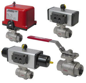 Stainless Steel,2-way,Full Port,Ball Valve,26 Series,Assured Automation
