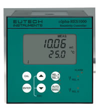 alpha,RES1000,1/4 DIN,Resistivity,Controller,Eutech,Instruments