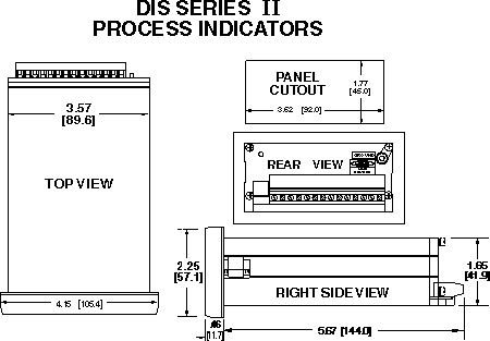 Thermocouple,Input,Process,Indicator,Model DIS974,Wilkerson Instrument